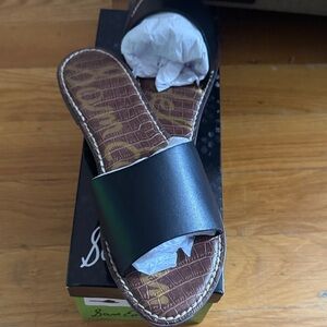 Sam Edelman Black Slide Sandals